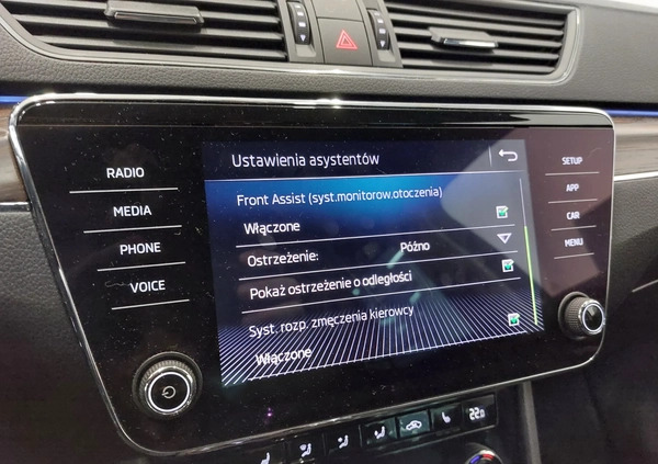 Skoda Superb cena 129900 przebieg: 191385, rok produkcji 2019 z Strzelno małe 704